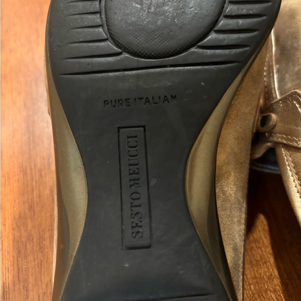 Sesto Meucci Leather Slide Mules, women’s size 9medium - Picture 7 of 10